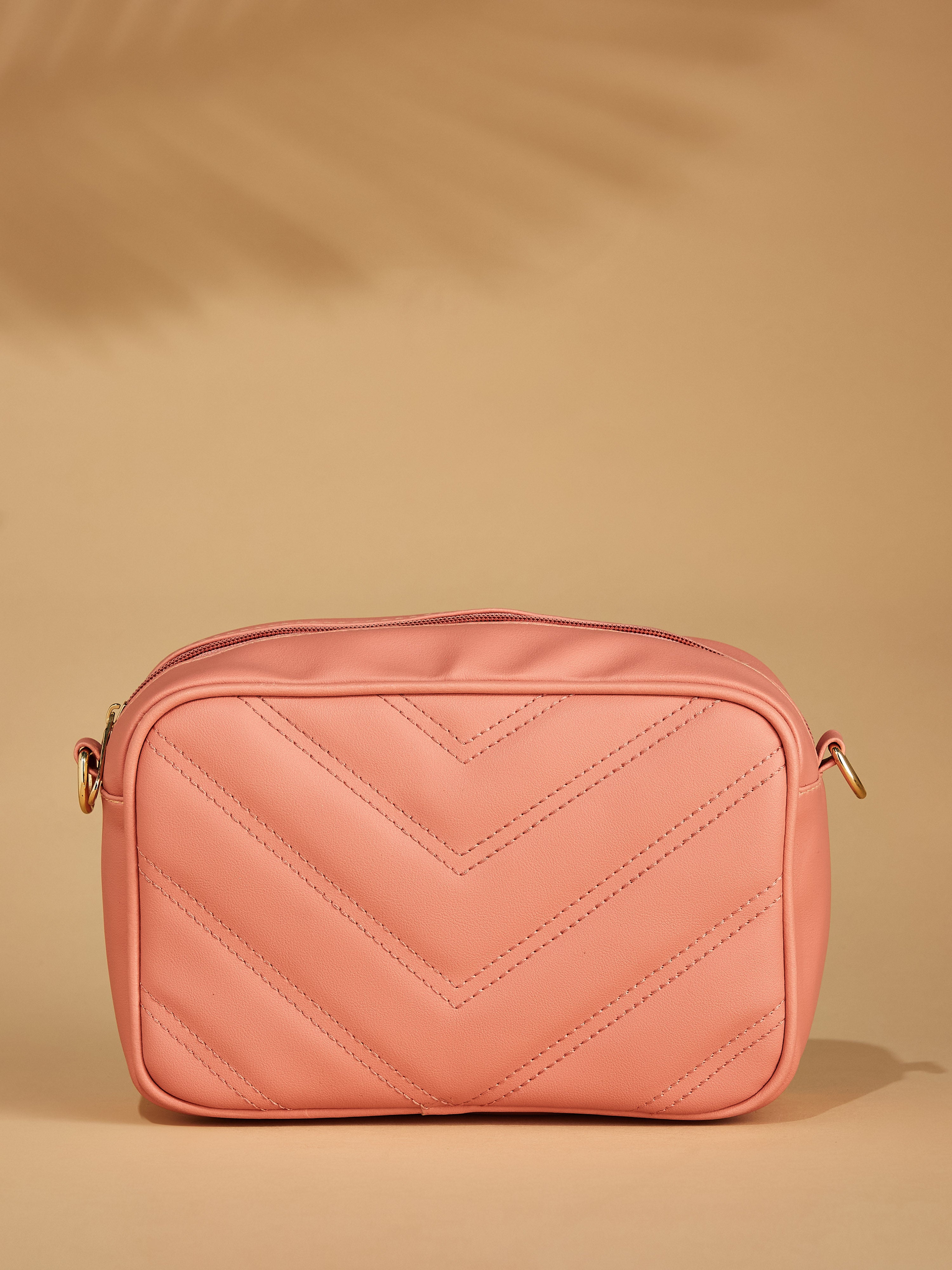 Vegan Leather Pink Women's Crossbody