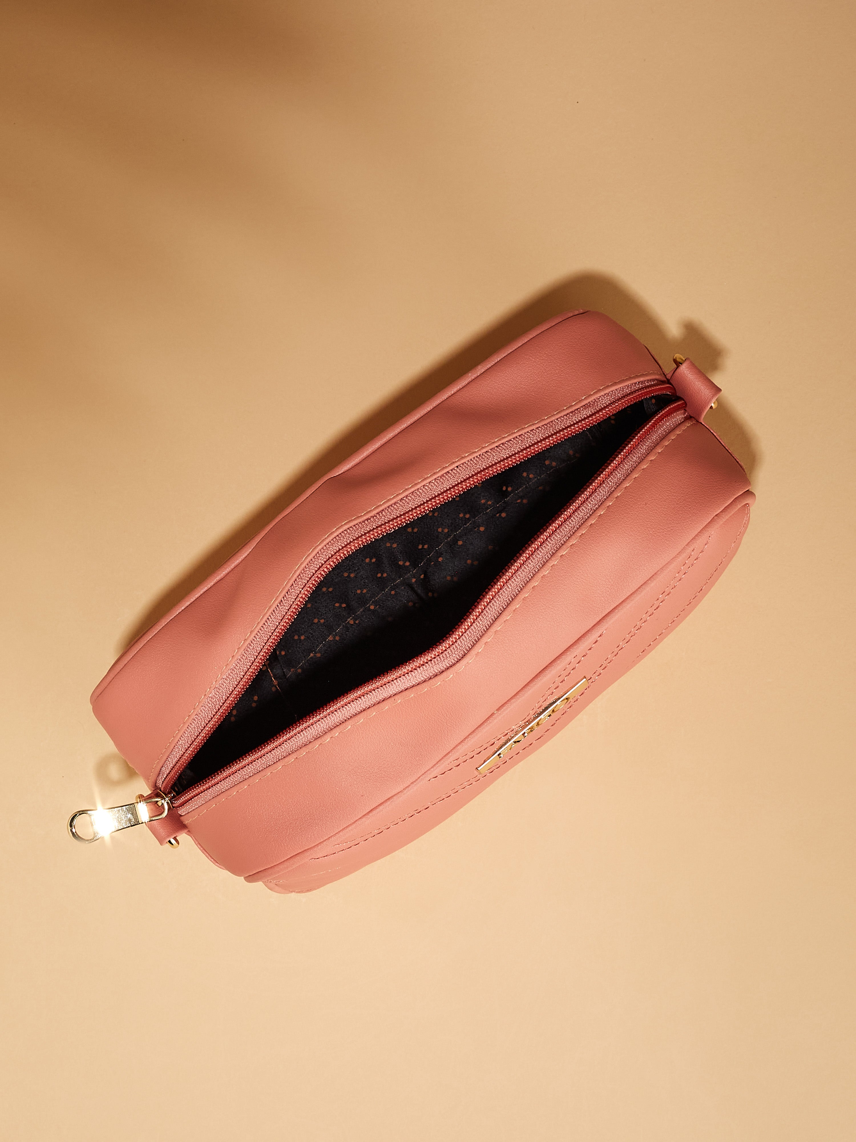 Vegan Leather Pink Women's Crossbody