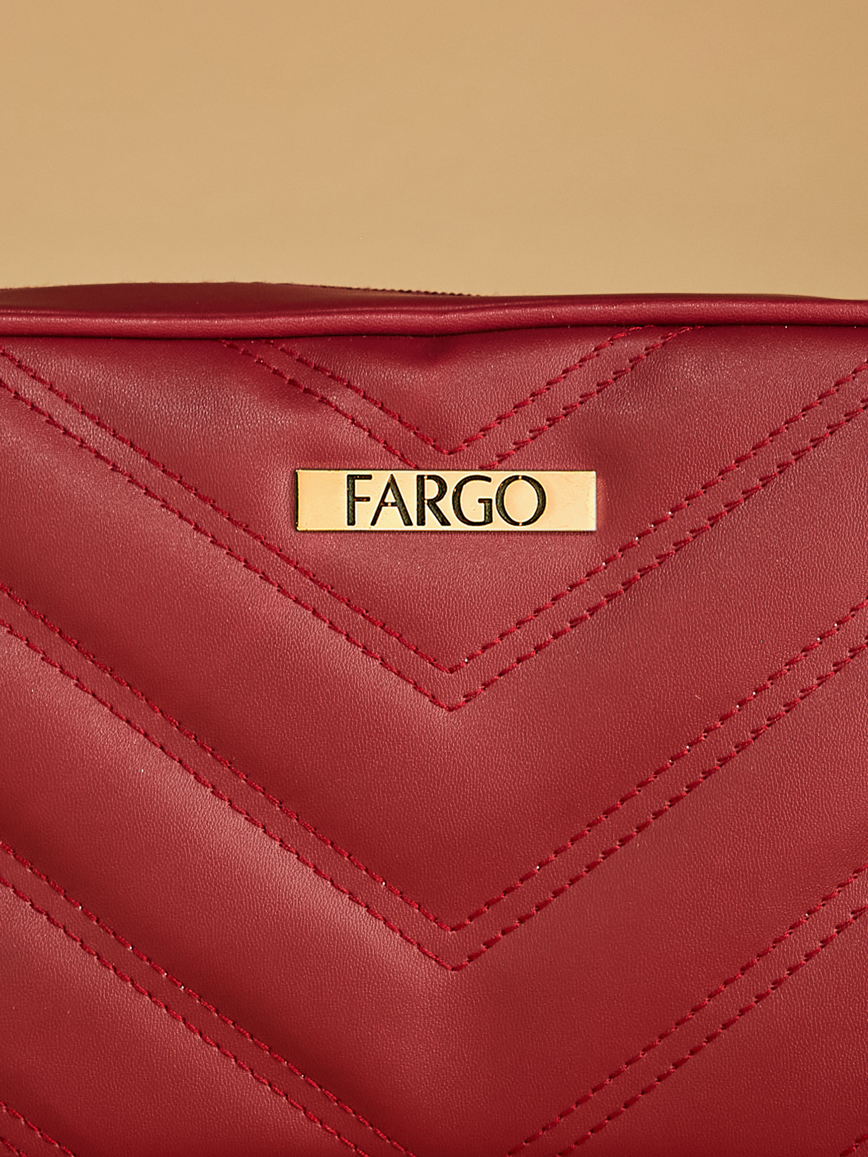 Vegan Leather Maroon Women's Crossbody