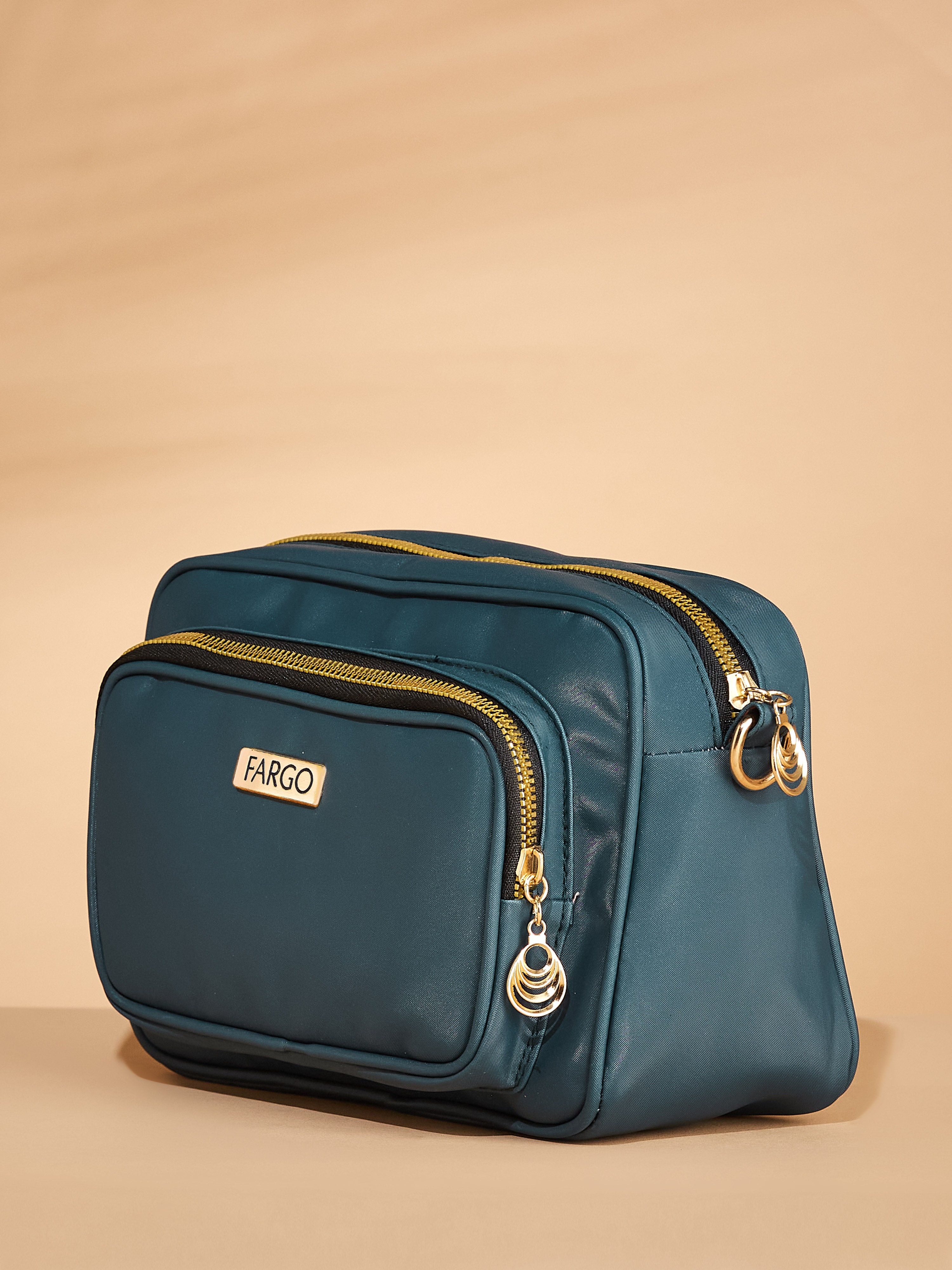 Vegan Leather Blue Women's Sling Bag