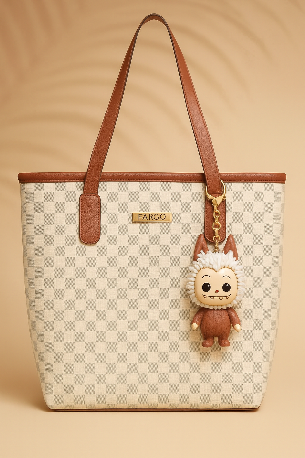 Lulu Beige Tote Bag for Women