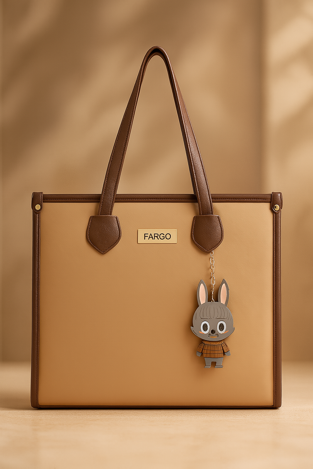 Twinkle Tote Bag for Women (Brown)