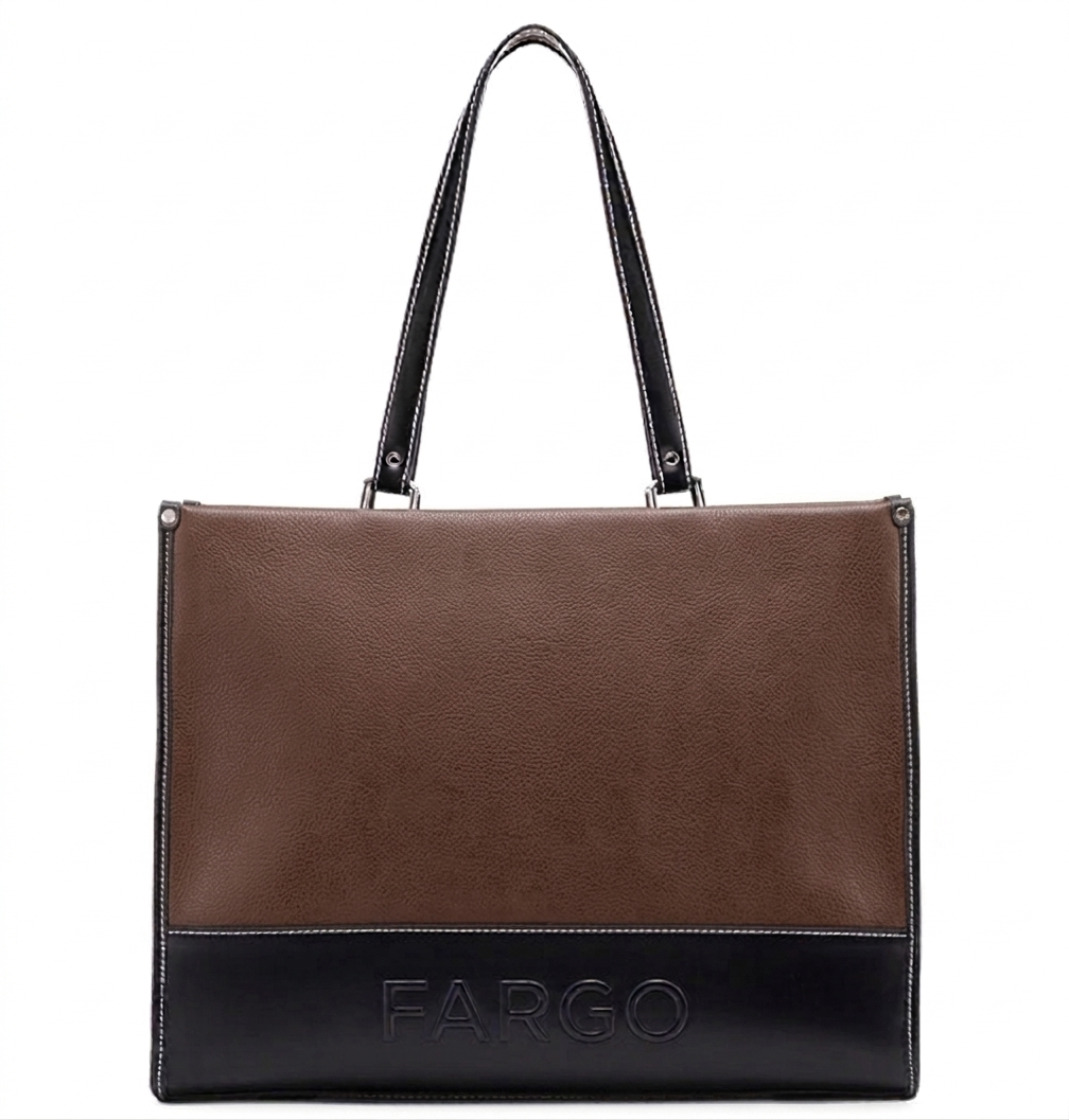 Mod Brown Tote Bag for Women