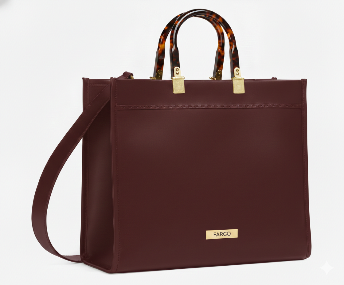 Prestige Maroon Tote for Women